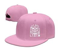 Huseki Unisex The Amity Affliction Skull Funny Flat Baseball Cap - Black Pink