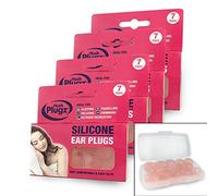 Hush 7 Pairs Plugz Silicone Earplugs - Pack of 7 (4 Packs (28 Pairs))