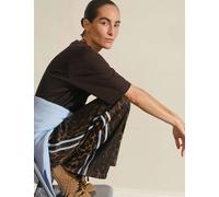 HUSH Cotton Blend Animal Print Joggers Brown Mix