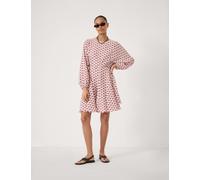 HUSH Floral Mini Smock Dress Red Mix