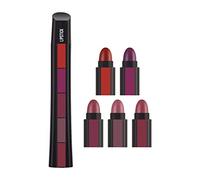 Hush Hush Lip Liner Five Color Five Lipstick Combination Set Durable Lipstick Lip Kits with Lip Liner Glitter