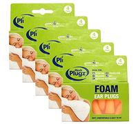 Hush Plugz Orange Foam Earplugs (5 Packs (20 Pairs))