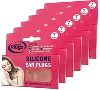 Hush Plugz 3921 Silicone Earplugs (Pack of 7)
