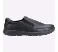 Hush Puppies Aaron Mens MEMORY FOAM Casual Slip On Dress Shoes Black