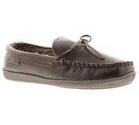 Hush Puppies Ace Leather Slipper 10 (44.5) Brown