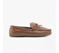 Hush Puppies Ace Leather Men's Slippers in Tan - UK 9 / EU 43 / US 10