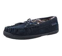 Hush Puppies Ace Mens Moccasin & Full Slippers Navy 6 UK