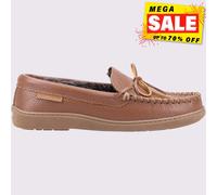 Hush Puppies Ace Leather Slipper, Tan, 7