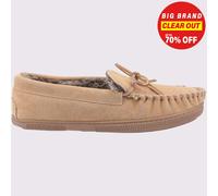 Hush Puppies Ace Slip On MEMORY FOAM Mens Slippers Tan