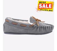 Hush Puppies Addison Memory Foam Kids Slippers | Slippers | Grey | UK Size 12