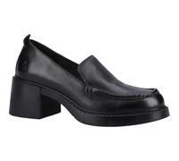 Hush Puppies Adelaide Leather WoMens Black Loafers - Size UK 8