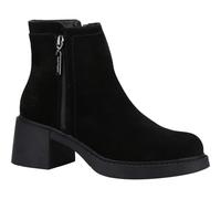 Hush Puppies Adele Suede Women's Black Heeled Ankle Boots - UK 5