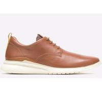 (Brown, 10 (Adults')) Hush Puppies Advance Lace Up Leather Men's Tan Lace-Up Shoes