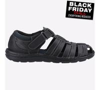 Hush Puppies Albert Sandal Mens Summer, Black, 6 UK