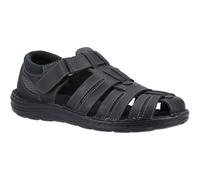 Hush Puppies Albert Leather Men's Black Sandals - UK 10 / EU 44 / US 11