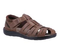 Hush Puppies Albert Leather Mens Tan Sandals - Size UK 10