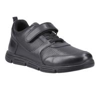 Hush Puppies Alfie Bungee Jnr Leather Boys's Black Shoes UK 1