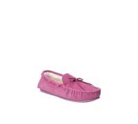 Hush Puppies Allie MEMORY FOAM Slippers Womens - Pink Suede - Size UK 3