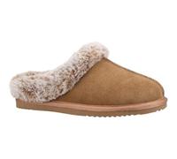 Hush Puppies Womens Slippers Mule Amara Leather tan - Size UK 7