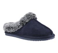 Hush Puppies Amara Suede WoMens Navy Slippers - Size UK 6