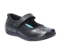 Hush Puppies Amber Senior Mary Jane Flat, Black, 7 UK