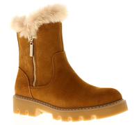 Hush Puppies Ambre Zip Boot Womens Ankle Boots Tan, Brown, 3