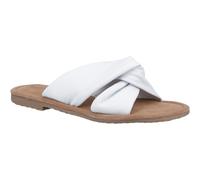 Hush Puppies Amy Wide Fit Leather Women's White Sandals - UK 3 / EU 36 / US 5