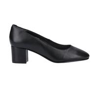 Hush Puppies Anna Wide Fit Womens Leather Formal Court Shoes Black