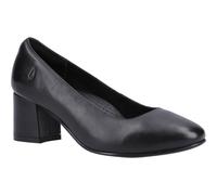 Hush Puppies Anna Wide Leather WoMens Black Heels - Size UK 6