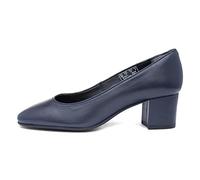 Hush Puppies Womens Anna Slip On Formal Dress Court Shoes - Navy Leather - Size UK 6
