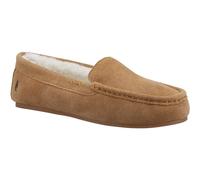 Hush Puppies ANNIE MOCASSIN Classic Womens Slippers Tan - UK 6