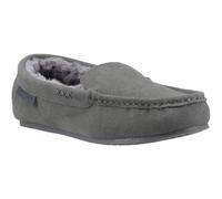 Hush Puppies Annie Mocassin Suede Women's Grey Slippers UK 5