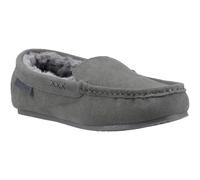 Hush Puppies Annie Mocassin Suede Women's Grey Slippers - UK 8 / EU 41 / US 10