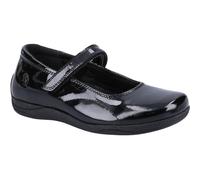 Hush Puppies Aria Patent JNR Leather Girls's Black Shoes - UK 2 / EU 34 / US 2.5