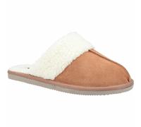 Hush Puppies Arianna Brown Ladies Suede Leather Slippers