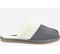 Hush Puppies Female Arianna Mule Slippers, Grey, 4