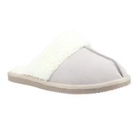 Hush Puppies Arianna Beige Mule Ladies Slippers Suede Leather