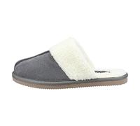 Hush Puppies ARIANNA Womens Suede Mule Slippers Grey