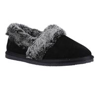 Hush Puppies Ariel Suede Women's Black Slippers