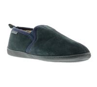 Hush Puppies arnold leather mens full slippers navy - Size UK 9