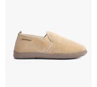 Hush Puppies ARNOLD Mens Suede Full Slippers Tan - UK 8