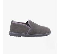 Hush Puppies ARNOLD Mens Suede Slippers Grey - UK 11