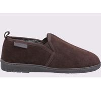 Hush Puppies Arnold Slip On Suede MEMORY FOAM Mens - Brown - Size UK 10