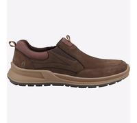 Hush Puppies Mens Arthur Slip On Shoes Brown Nubuck 6