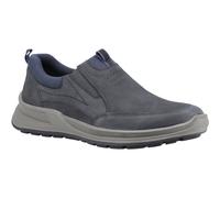 Hush Puppies Mens Arthur Slip On Shoes Navy Nubuck 8