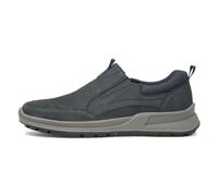 Hush Puppies Mens Arthur Slip On Shoes Navy Nubuck 10