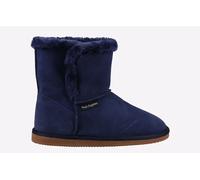 Hush Puppies Female Ashleigh Slipper Bootie, Navy, 3