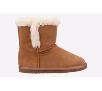 Hush Puppies Girls Ashlynn Slipper, Tan, 11 UK Child