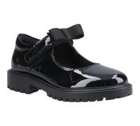 Hush Puppies Astrid Bow Patent Junior School Shoe