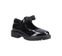 HUSH PUPPIES Astrid Bow Patent Senior School Shoes 7